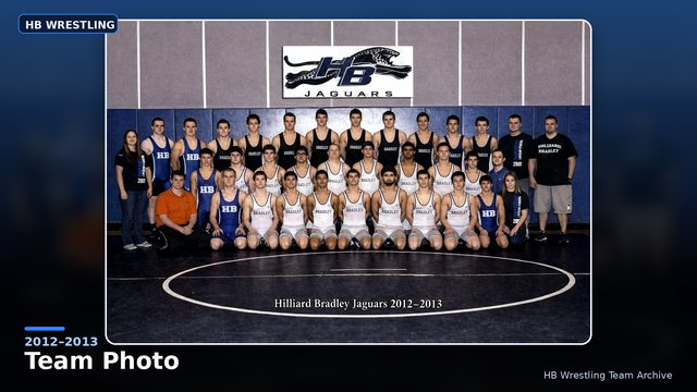 Hilliard Bradley Wrestling 2012–2013 Team Photo