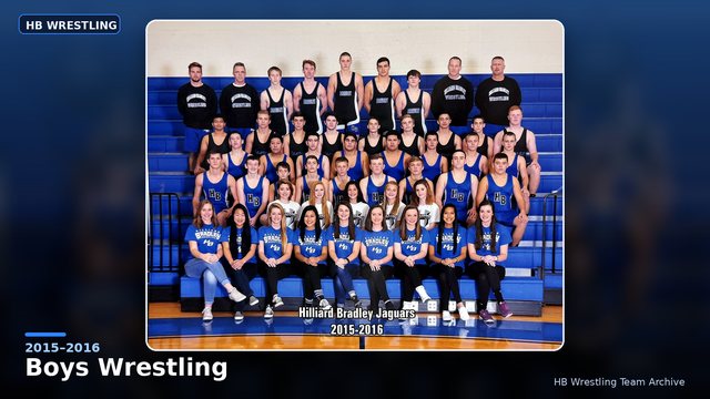 Hilliard Bradley Wrestling 2015–2016 Boys Wrestling